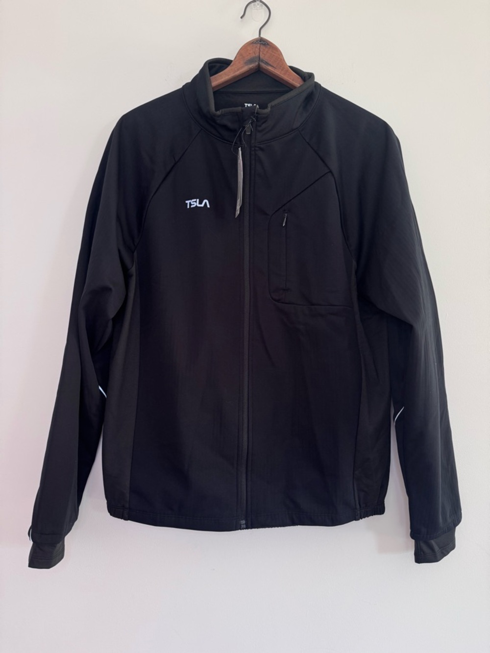 TSLA Men’s Cycling Running Jogging Jacket Rear Pockets XL